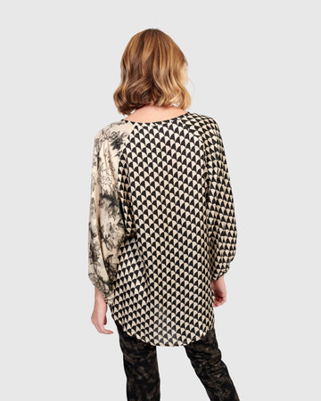 alembika-fleur-poet-bluse-mix-v-ausschnitt-volant-rmel image 6