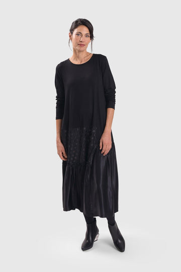 alembika-circles-tiered-dress-kleid-schwarz image 6