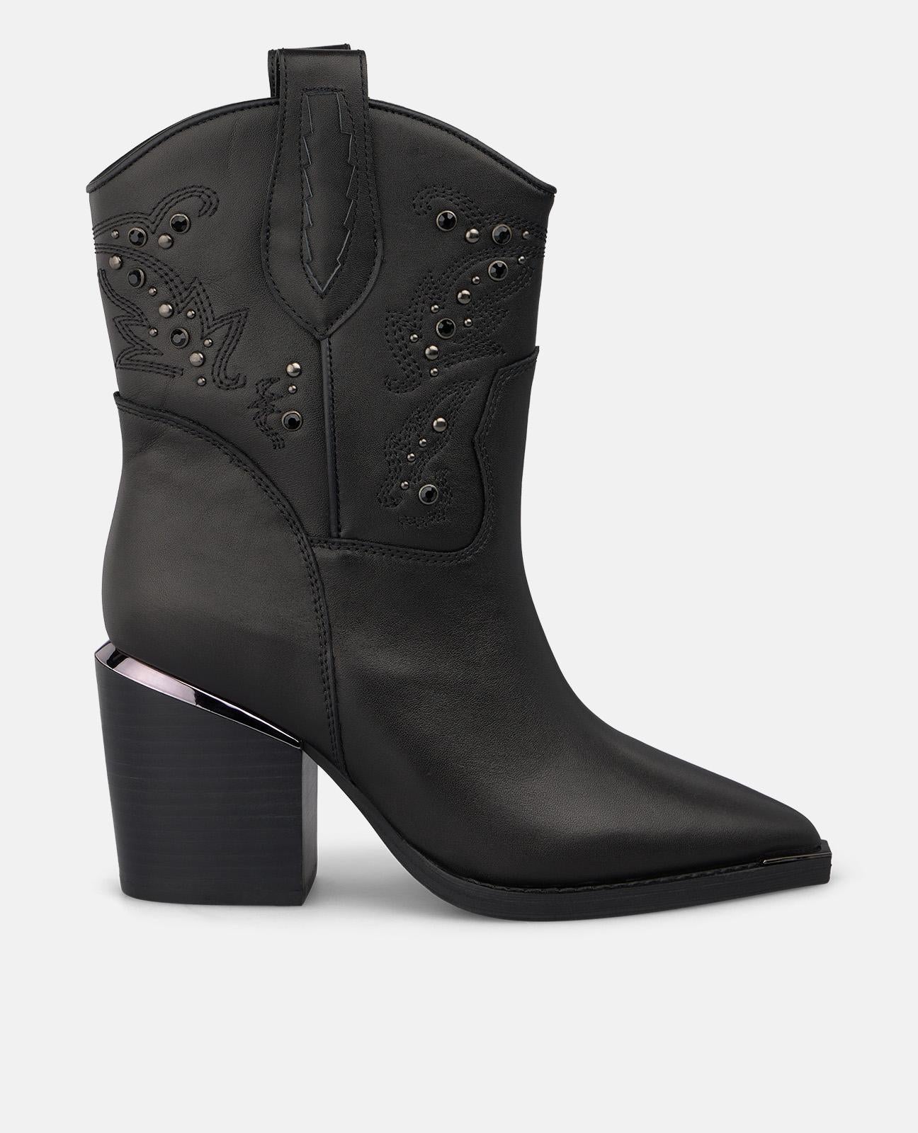 alma-en-pena-napa-leather-cowboy-boots-stiefeletten-schwarz-7-5-cm image 1
