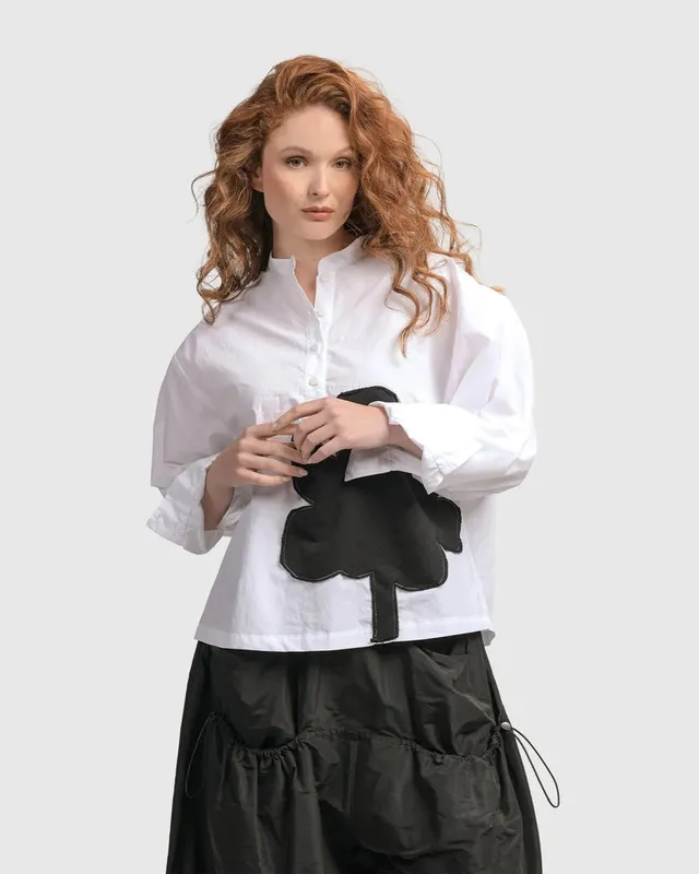 alembika-urban-modern-flower-top-damen-bluse-wei-mit-bl-te image 1