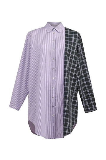 alembika-timeless-tunic-shirt-plaid-baumwoll-tunikahemd image 6