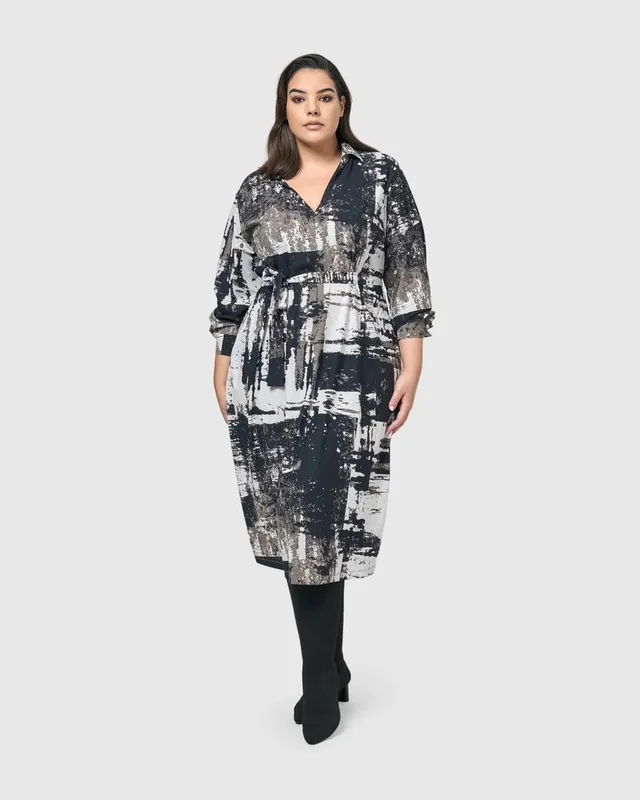 alembika-digi-midi-kleid-marble image 1
