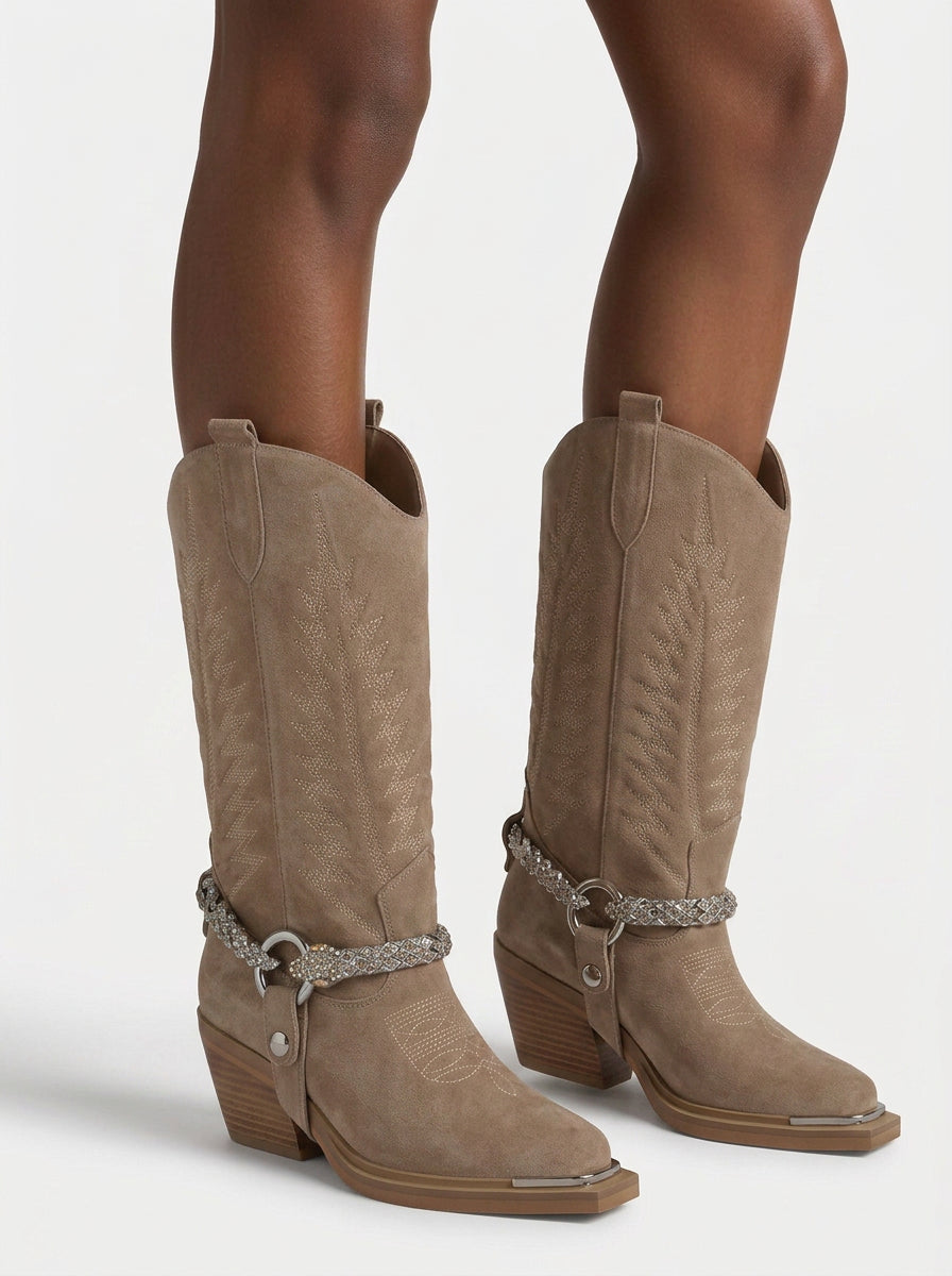 alma-en-pena-suede-cowboy-boots-vis-n-westernstiefel-mit-metallkappe image 5