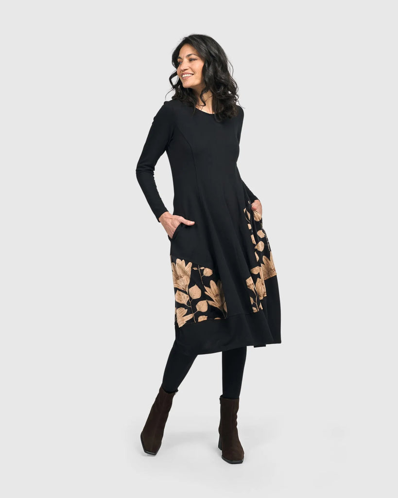 alembika-cherie-crew-cocoonkleid-midi-floral image 1
