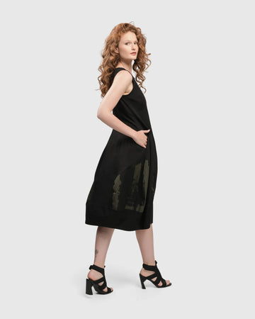 alembika-urban-sleeveless-cocoon-kleid-khaki image 4