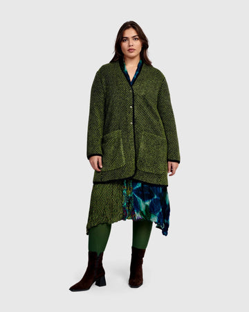 alembika-library-jacket-green-strickjacke image 5