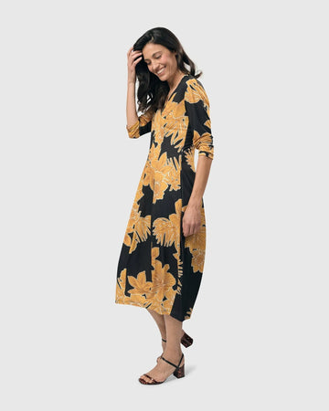 alembika-island-cocoon-kleid-gold image 4