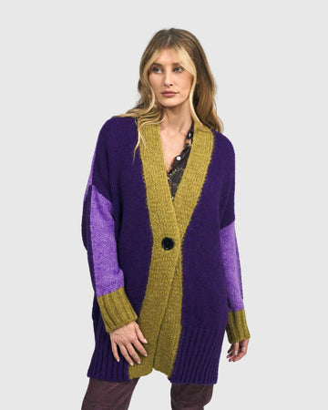 alembika-beatnik-oversized-cardigan-violet image 2