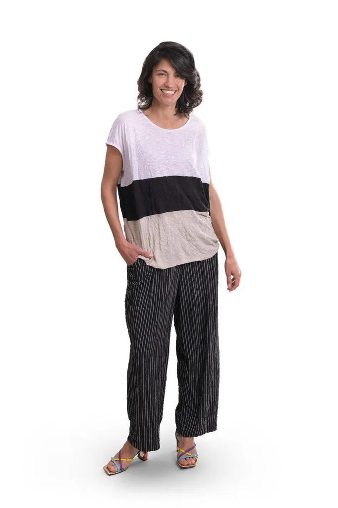 alembika-breeze-crinkle-cocoon-top-knitter-top-mit-rundhals image 1