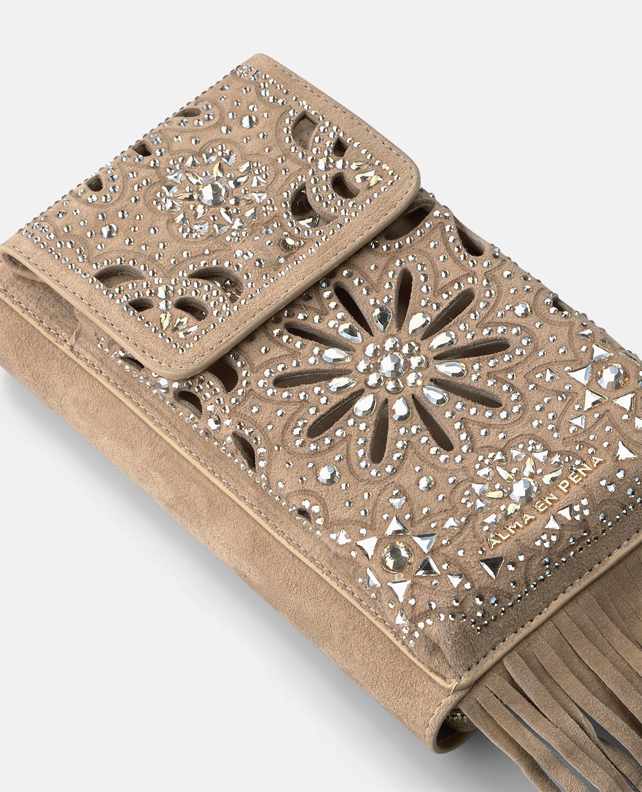 alma-en-pena-natalia-fringed-damen-clutch-leder-arena-mit-fransen image 1