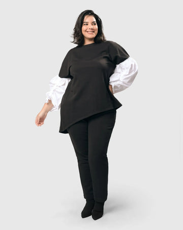 alembika-urban-cinch-tunika-top-wei-schwarz image 7