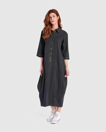 alembika-celine-maxi-shirthemdkleid-jet-denim image 6