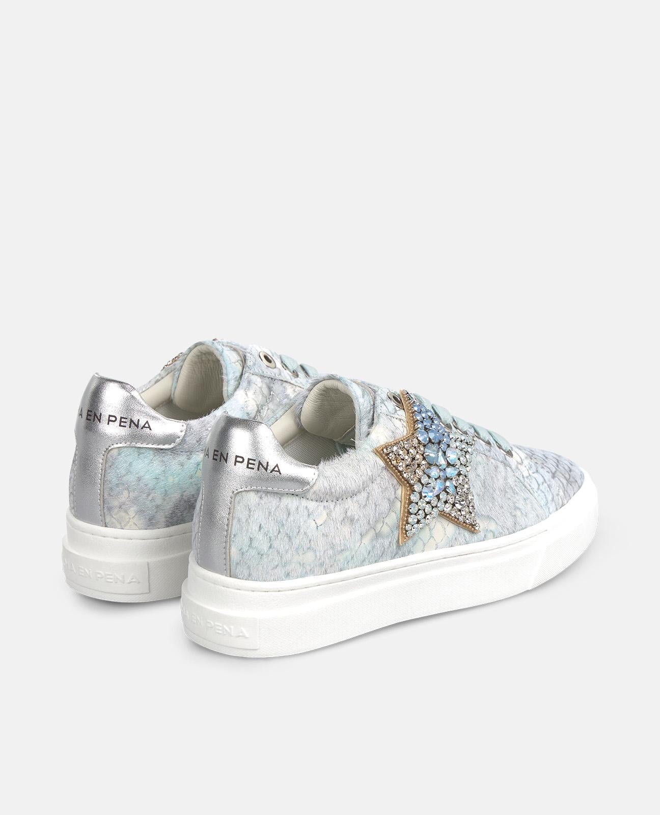 alma-en-pena-star-and-moon-sneaker-blau-3-5-cm-plateau image 3