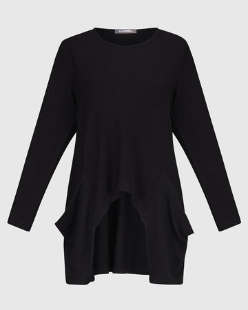 alembika-essential-rib-pocket-tunic-at336b-schwarz image 5