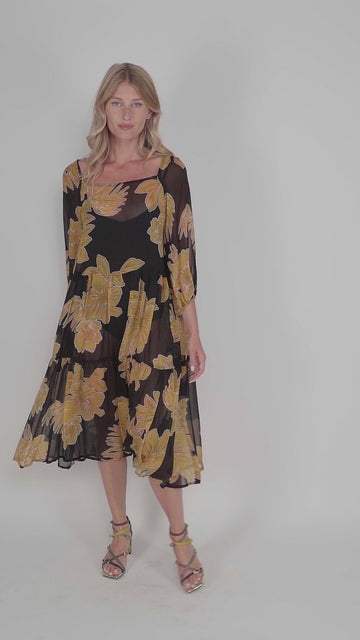 alembika-maui-chiffon-trapeze-kleid-gold image 6