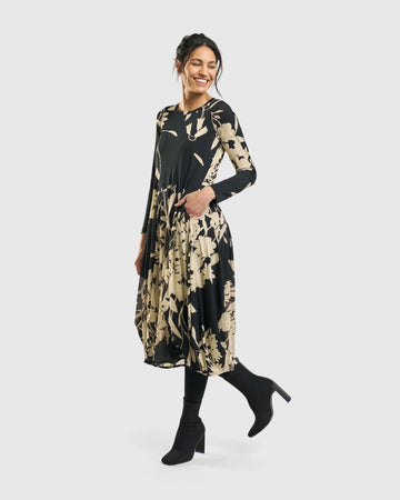 alembika-amber-cocoon-kleid-floral image 3
