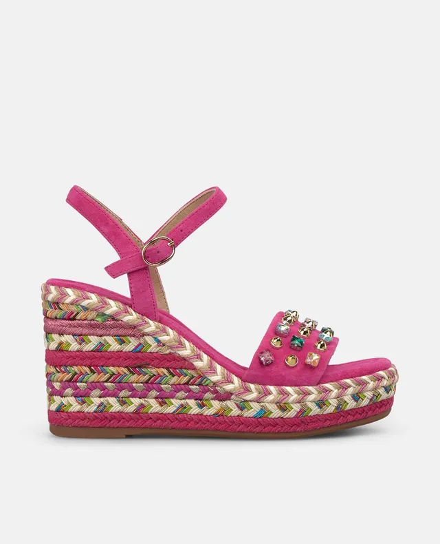 alma-en-pena-63038-esparto-keilsandale-fuchsia-9-5-cm-strass image 1
