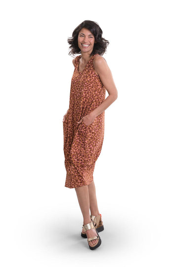 alembika-confetti-cocoon-kleid-orange-rmelloses-taschenkleid image 5