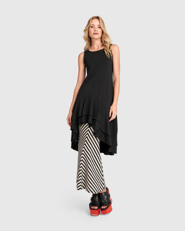 alembika-urban-staple-ruffle-tunik-schwarz image 3