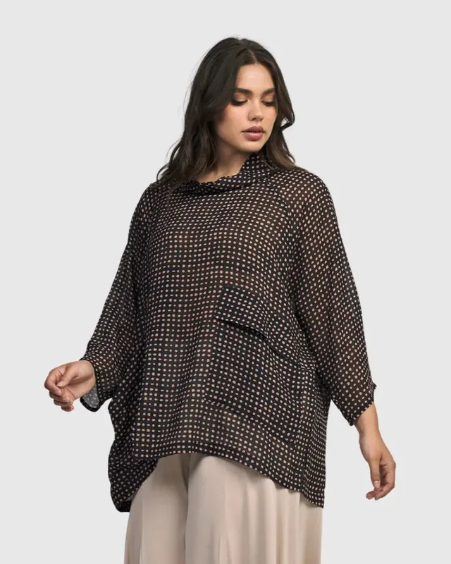 alembika-delancey-pullover-top-dots-damen-oversize-tunika image 1