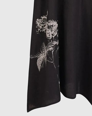 alembika-summer-rose-maxi-dress-black-leinen-maxikleid image 6