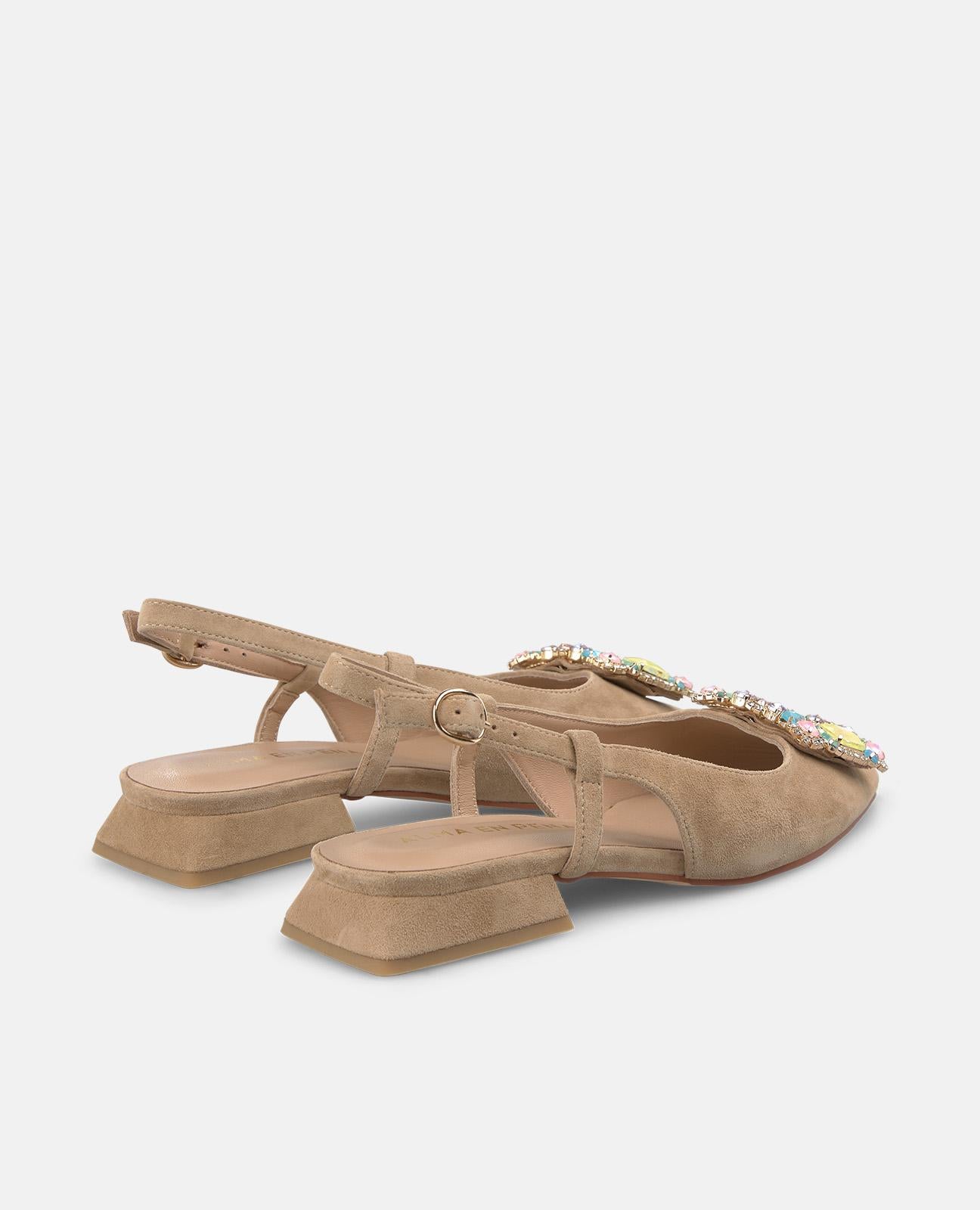 alma-en-pena-square-slipper-arena-mit-schnalle-und-spitze-2-cm image 3