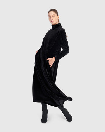 alembika-everyday-velvet-maxikleid-schwarz image 3