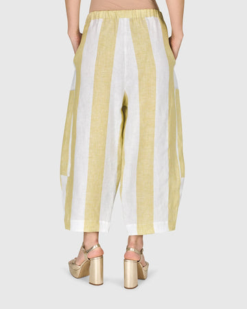 alembika-boardwalk-pants-damen-leinenhose-citron image 3