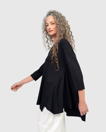 alembika-essential-oversized-trapeze-top-tunika-schwarz image 5