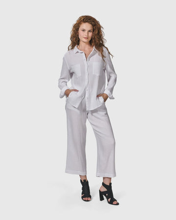 alembika-recreation-button-down-top-wei-baumwollbluse image 2