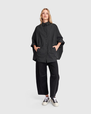 alembika-urban-oversized-circle-shirt-schwarz image 7
