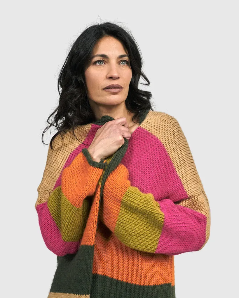 alembika-jemima-maxi-cardigan-streifen image 1