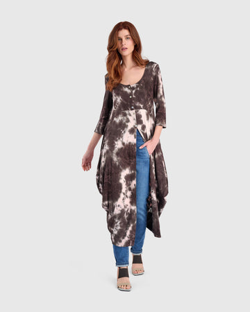 alembika-homebound-button-dress-braun-pink-tie-dye image 7