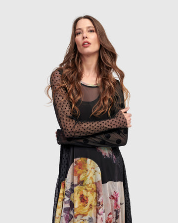 alembika-chaka-crew-cocoon-dress-mix image 3