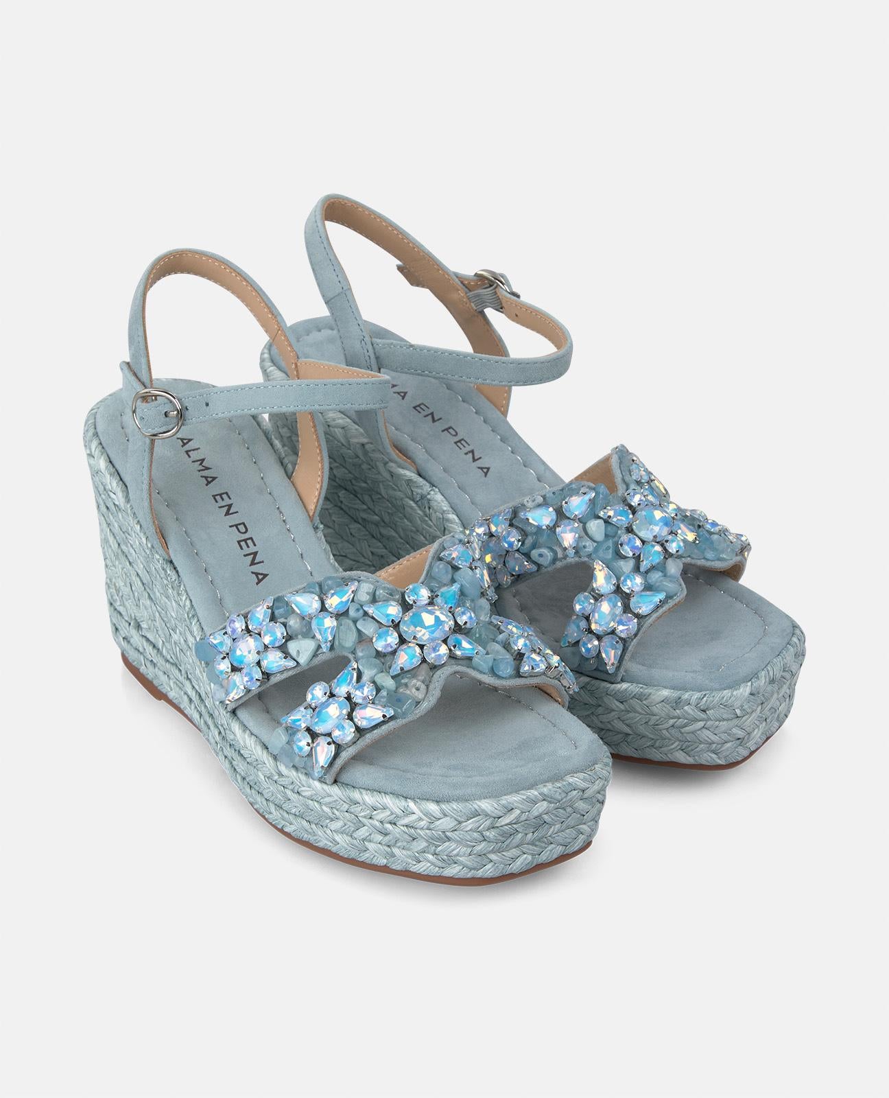 alma-en-pena-wedge-sandale-mit-strassriemen-blau-9-8-cm image 2