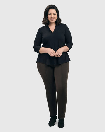 alembika-essential-slim-pants-schlanke-hose-woods image 2