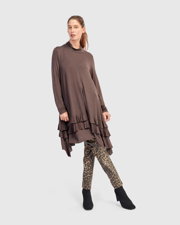 alembika-urban-softie-ruffle-tunika-mocha-damen-tunika image 6