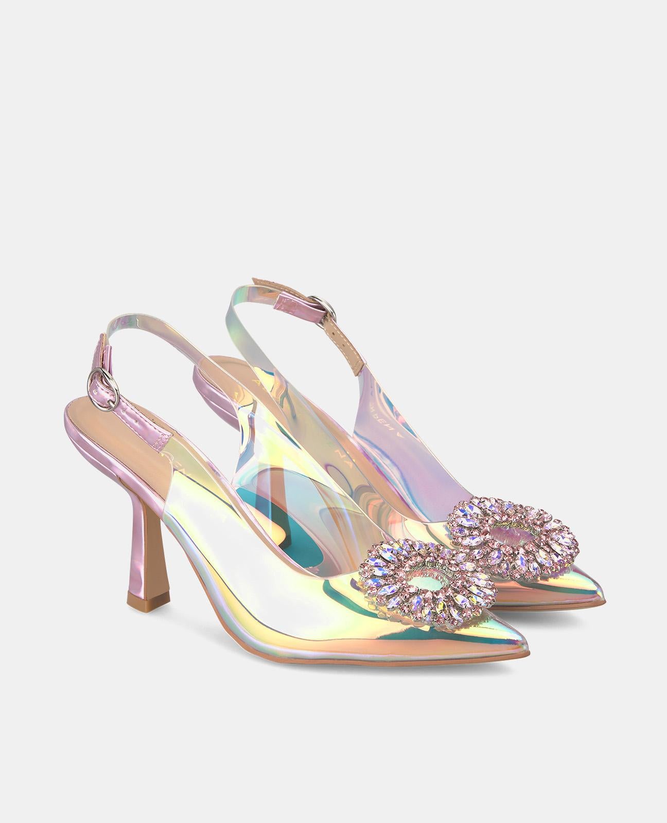 alma-en-pena-transparent-heeled-shoe-pumps-rosa-9-cm image 2