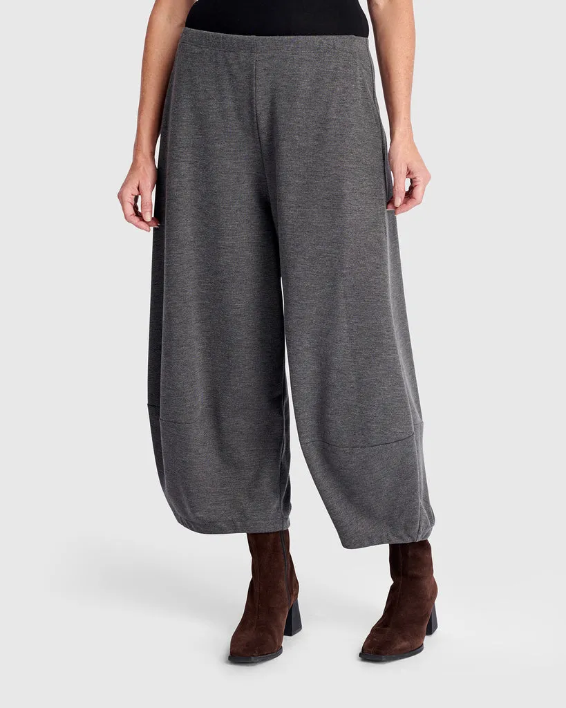 alembika-sunday-lantern-pants-grey-weite-cropped-hose image 1