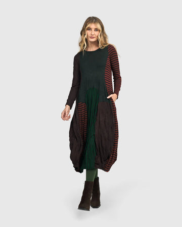 alembika-juno-crew-cocoon-kleid-stripes image 5
