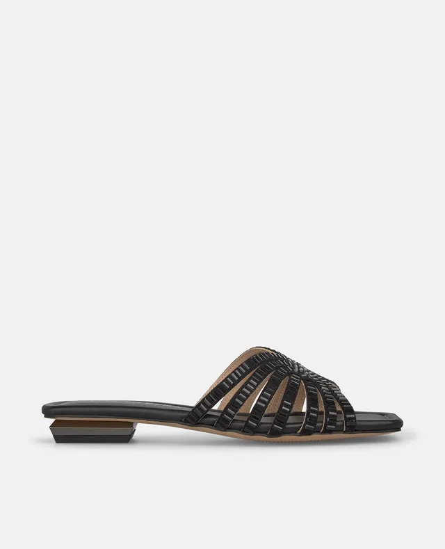 alma-en-pena-flat-bottomed-sandal-flache-sandale-schwarz-2-cm image 1