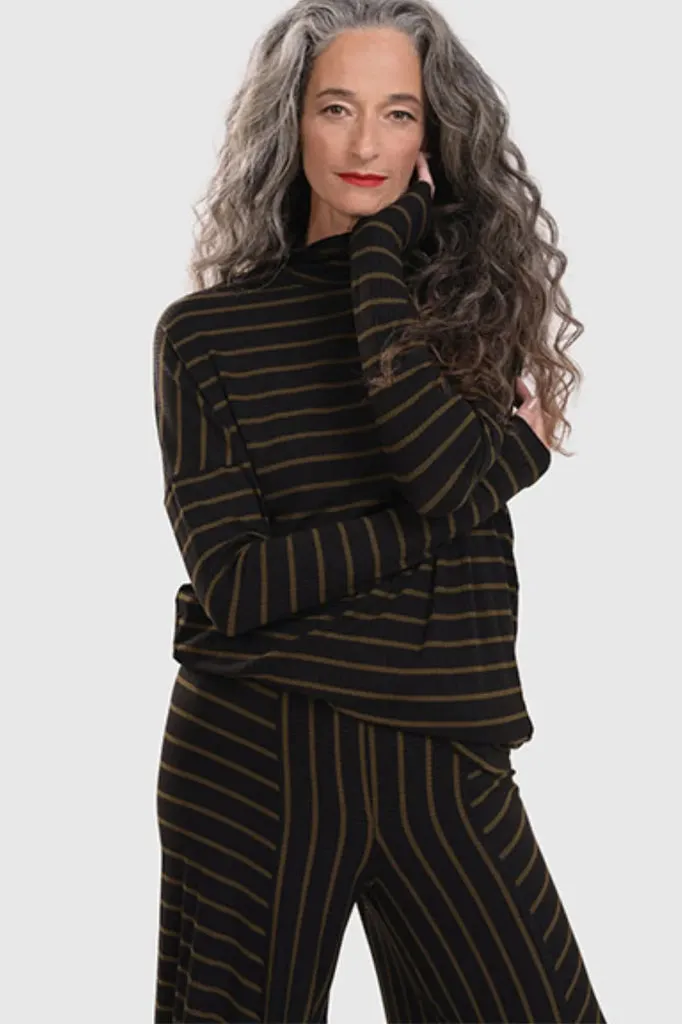 alembika-rib-stripe-mockneck-top-rippstrick-top-mit-stehkragen image 1