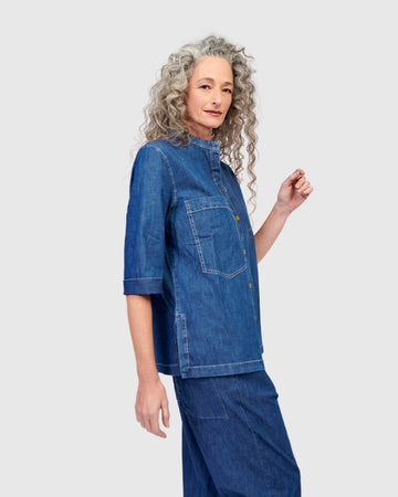 alembika-atelier-button-down-bluse-denim image 5