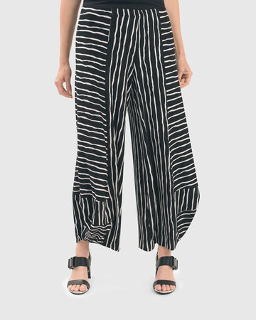 alembika-striped-punto-pants-damenhose-lines image 5