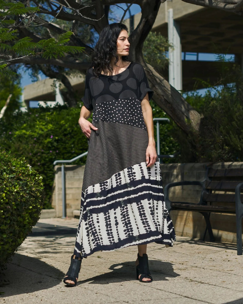 alembika-lost-city-t-shirt-maxikleid-savanna image 1