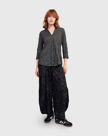 alembika-clarke-v-neck-top-shirt-pinstripes image 3