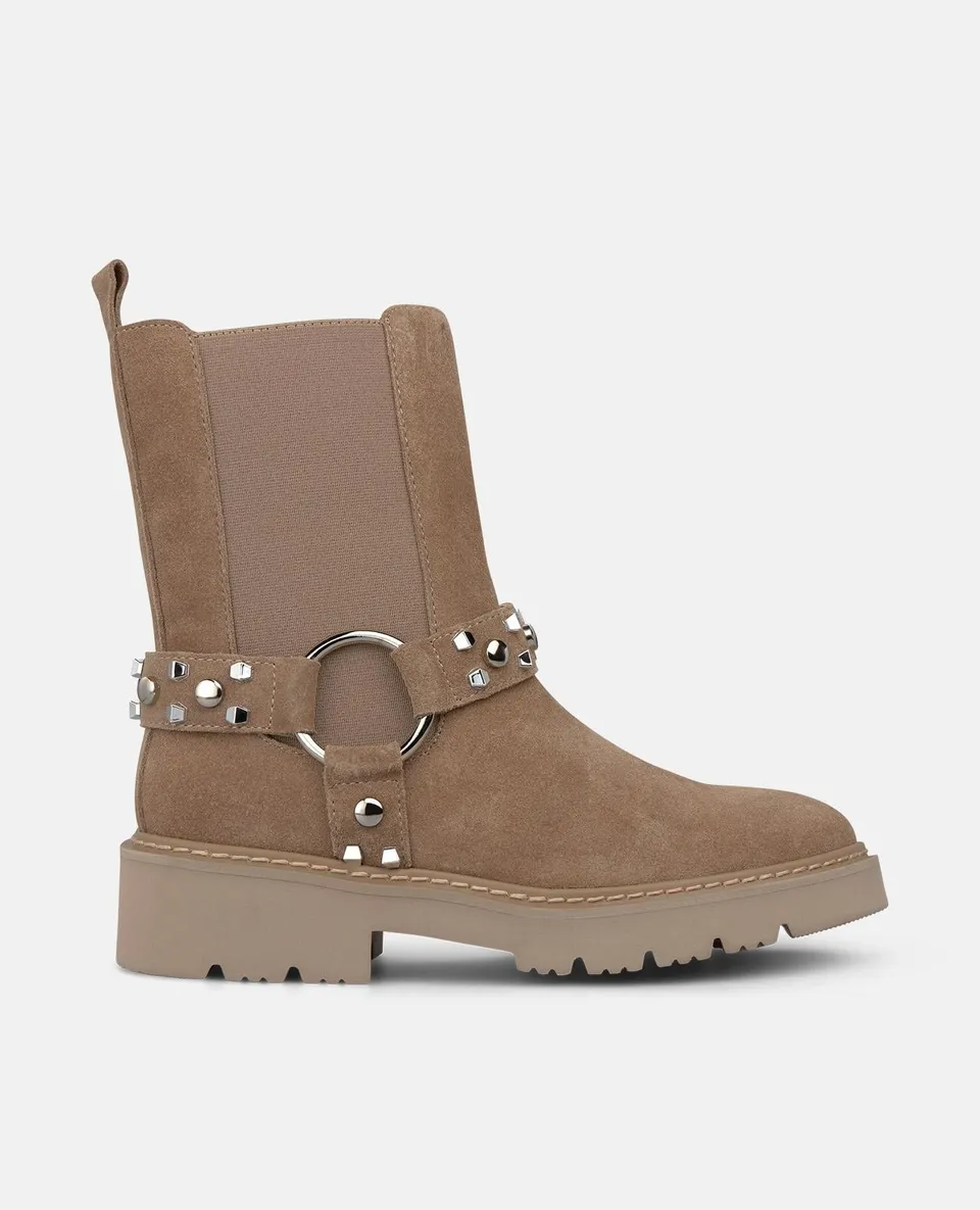 alma-en-pena-chelsea-ankle-boots-wildleder-vison-4-cm image 1