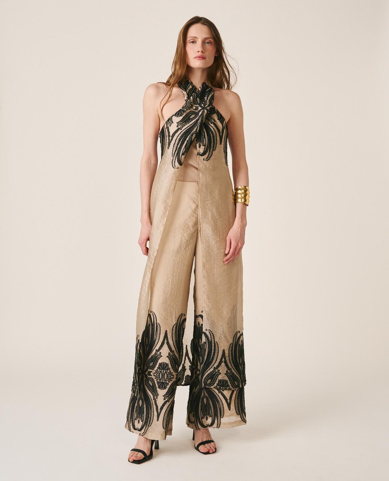 alma-en-pena-arabesco-high-waist-hose-lang-mit-print image 4