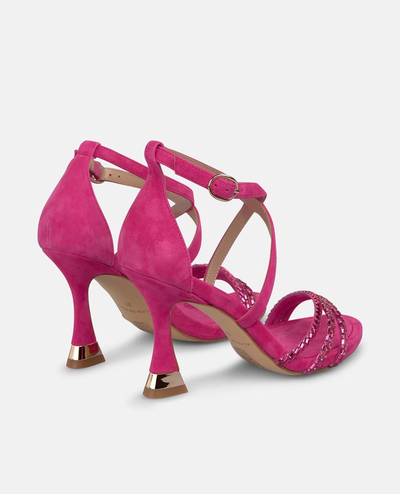 alma-en-pena-sandalen-fuchsia-metallic-10-5-cm-high-heel image 3