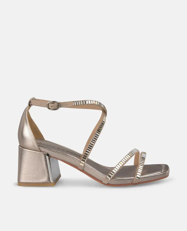 alma-en-pena-crystal-straps-heel-sandal-sandale-mit-blockabsatz-6-cm-in-bronze image 1